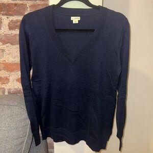 J. Crew Deep Blue Knit Top